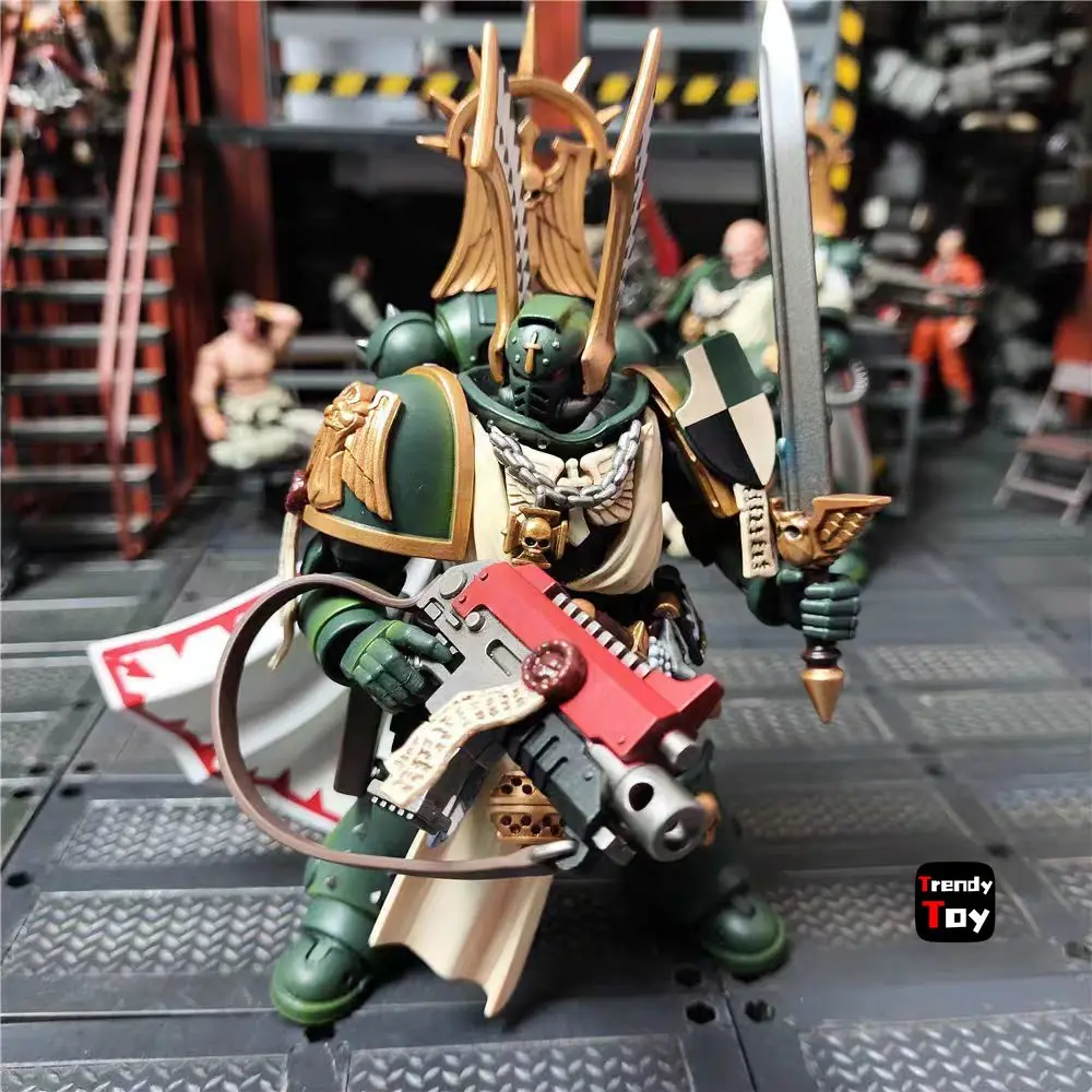 【JOYTOY】Warhammer 40K Dark Angels Master Lazarus 1/18 Action Figure Toys