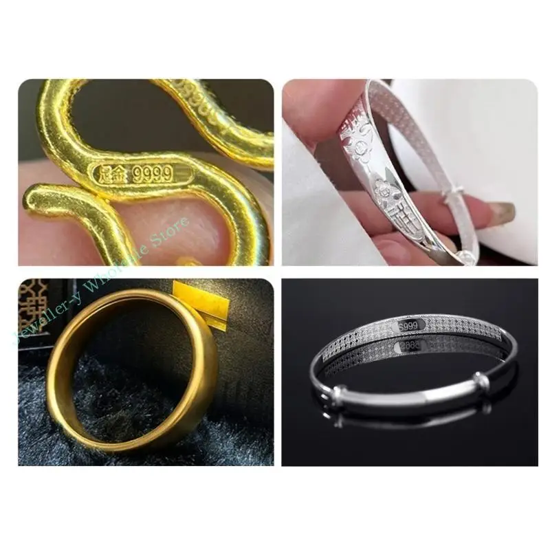 

R7UF Practical Jewelry Engraving Tool Alloy Jewelry Engraver Stamping Tool For Individualized Accessories Production