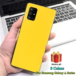 3D Glossy Ice Film Wrap Skin Back Film For Samsung A90 A80 A70 A60 A50 A40 A30 A20 A30S A40S A50S A70S A51 A52 A71 Rear Stickers