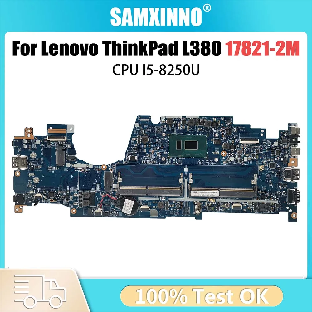 02HM000 01LW954 02HM023 For Lenovo ThinkPad L380 Notebook Motherboard LKL-1 MB 17821-2M 448.0CT04.002M With CPU I5-8250U