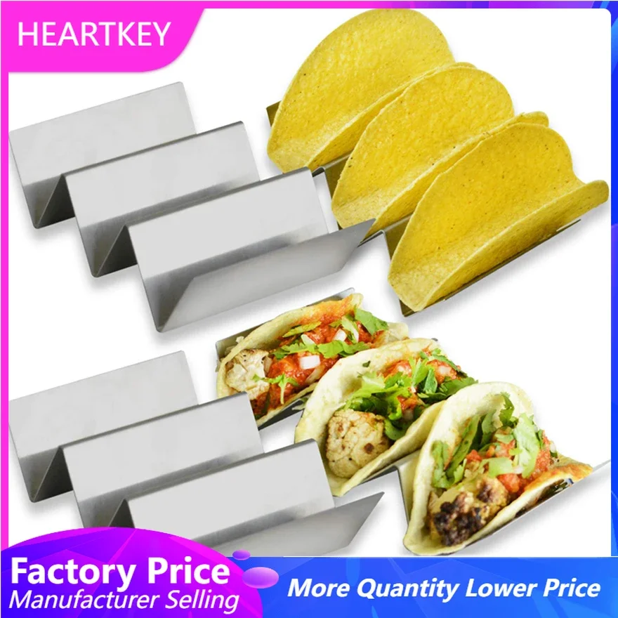 

Burrito Holder Stainless Steel Mexican Pizza Roll Serving Tray Taco Rack Shell Pancake Stand