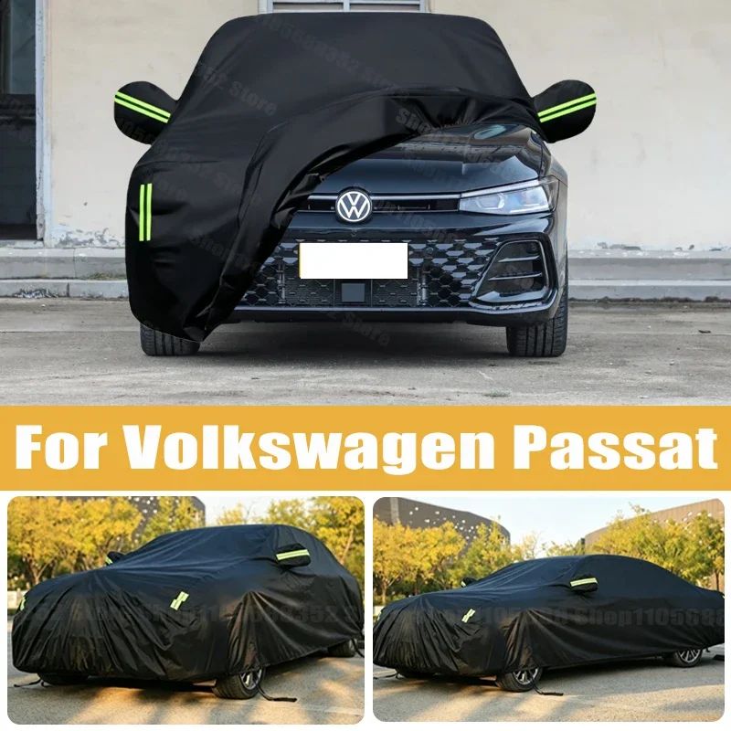 Car Cover Outdoor Protection Full Exterior Snow Cover Sunshade Dustproof Protection Cover Universal For Volkswagen Passat