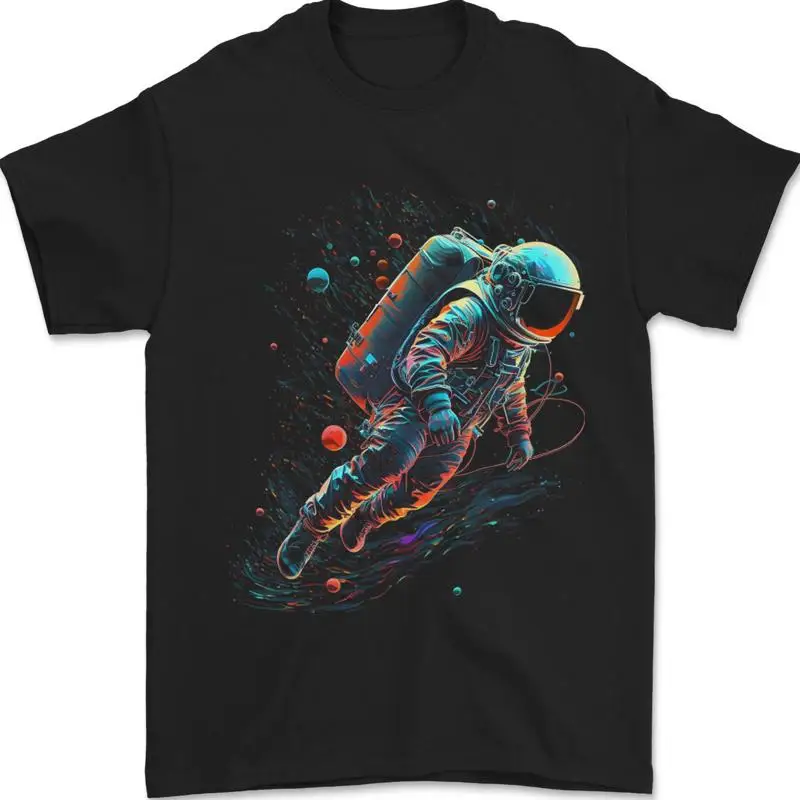 

An Astronaut in Outer Space Men's T-Shirt 100% Cotton