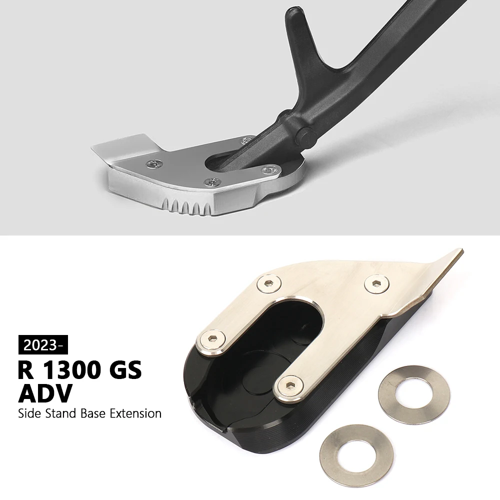 Motorcycle Side Stand Base Extension Kickstand Foot Support Accessories For BMW R1300GS ADV R 1300 GS 1300GS Adventure