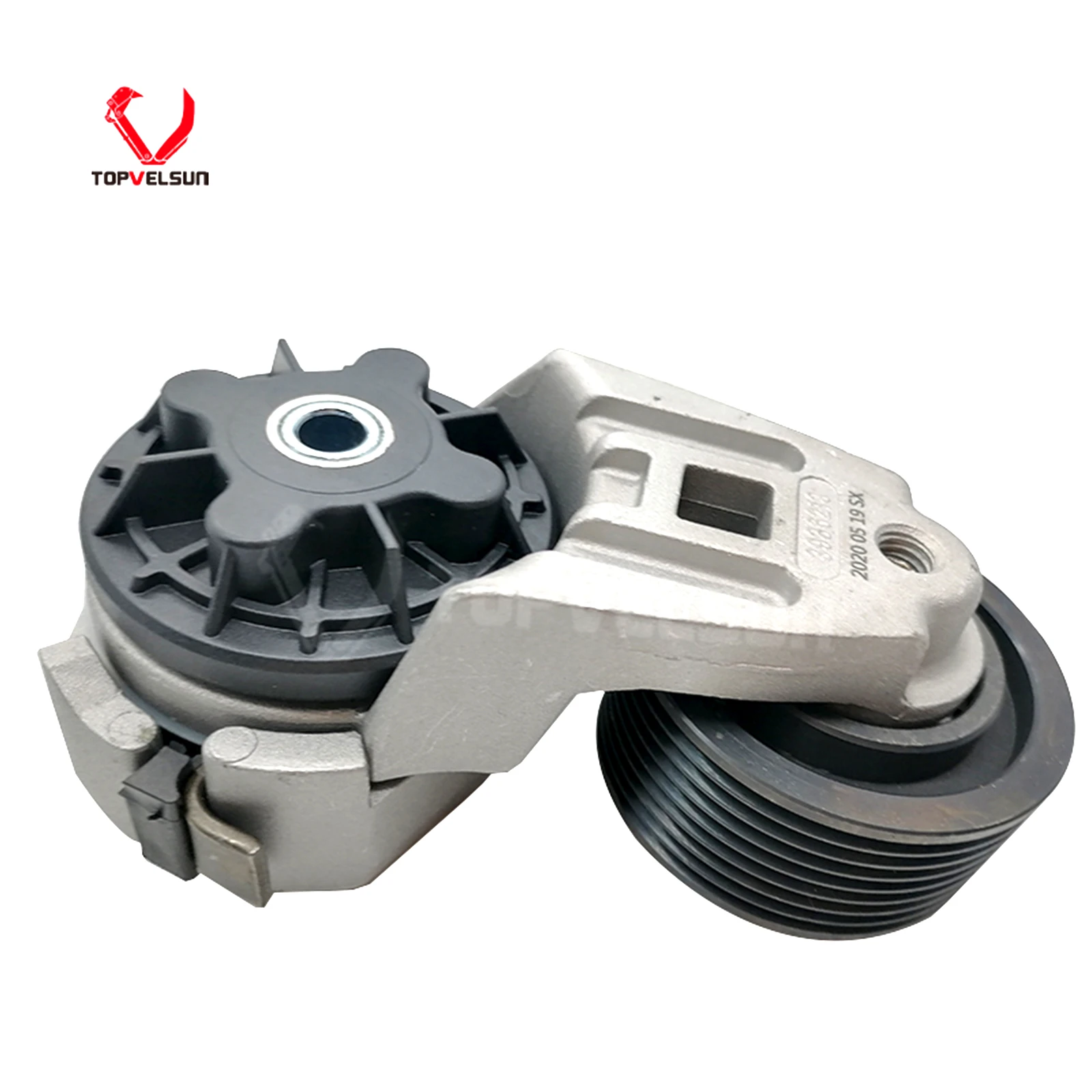 TOPVELSUN 3936213 3976831 5259022 Belt Tensioner Assembly Compatible with Cummins Engine B4.5 B6.7 4B3.9 6B5.9 6C ISB QSB