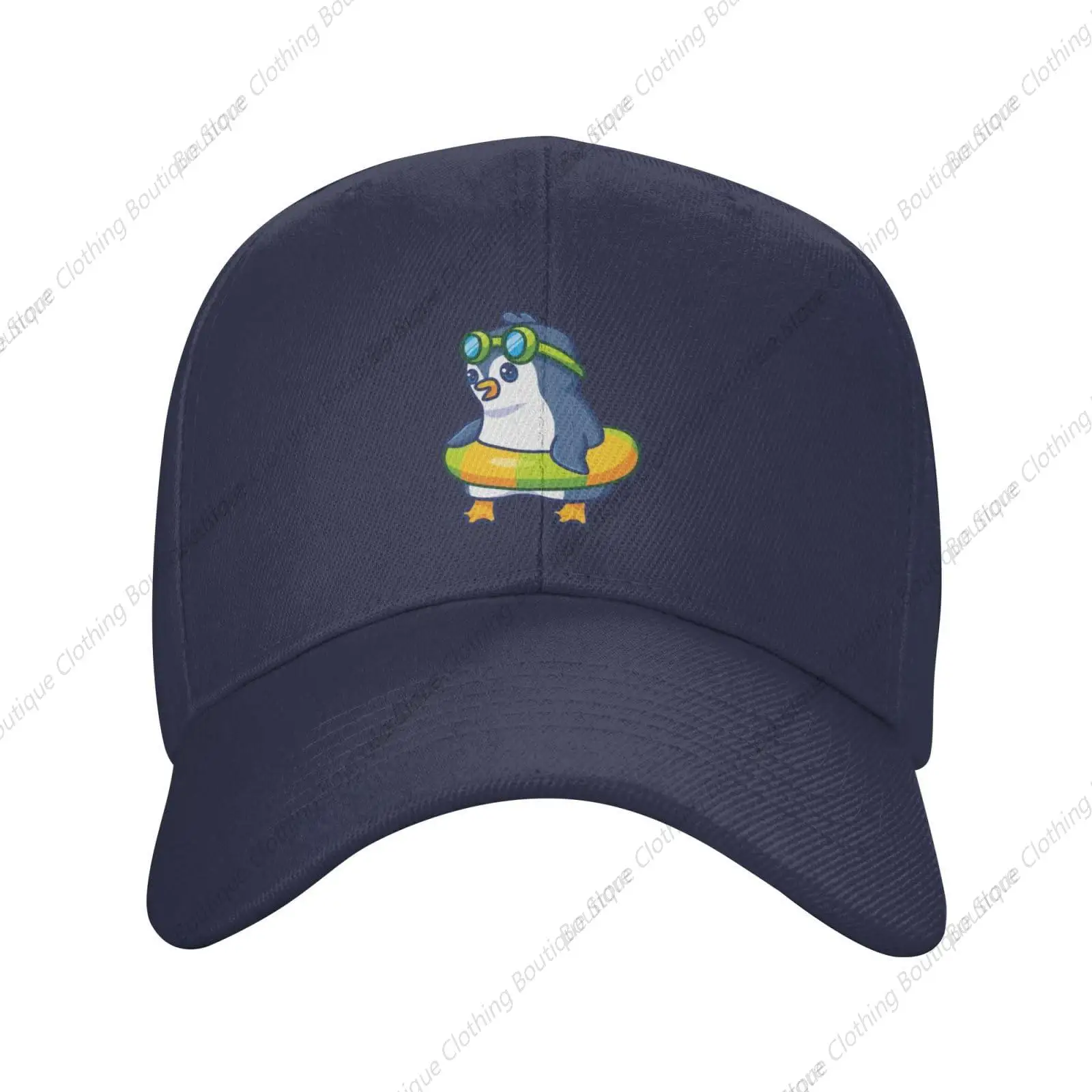 Cute Penguins Baseball Cap Women Men Hat Truck Driver Baseball Caps Adjustable Dad Hats Navy Blue