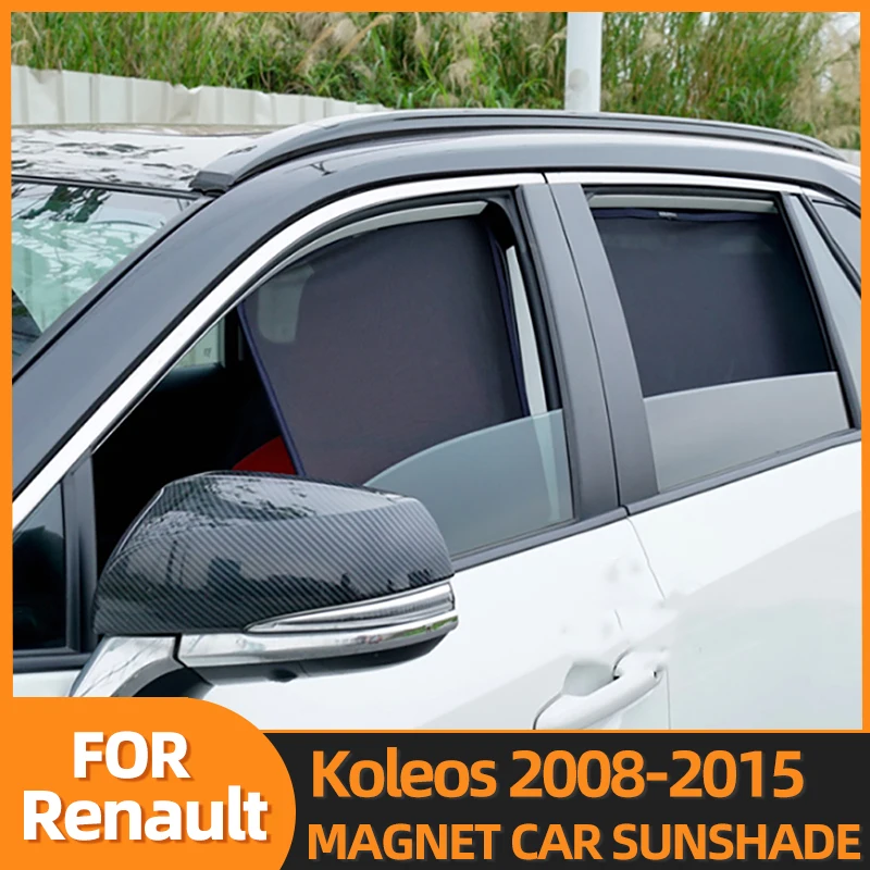 

For Renault Koleos 2008-2015 Car Curtain Window Sunshade Covers Magnetic Sun Shade Visor Solar Auto Accessories