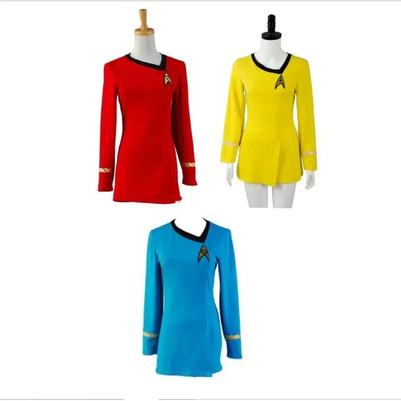 

Star cosplay dash duty uniform performance Red Yellow blue dress cosplay costume party Halloween for women badge hot sale