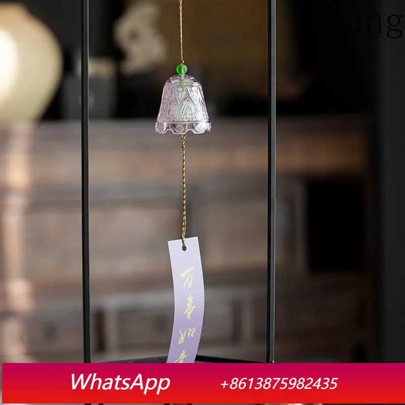 

LH glazed handmade Japanese wind bell courtyard tea room decorative ornament pendant