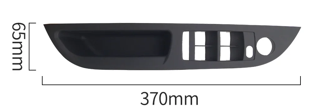 LHD Auto-Innenraum Türgriffverkleidung Abdeckung für BMW E60 E61 5er Serie 520 525 528 2008-2010 Schwarz Beige 51416983705 – Detail 2