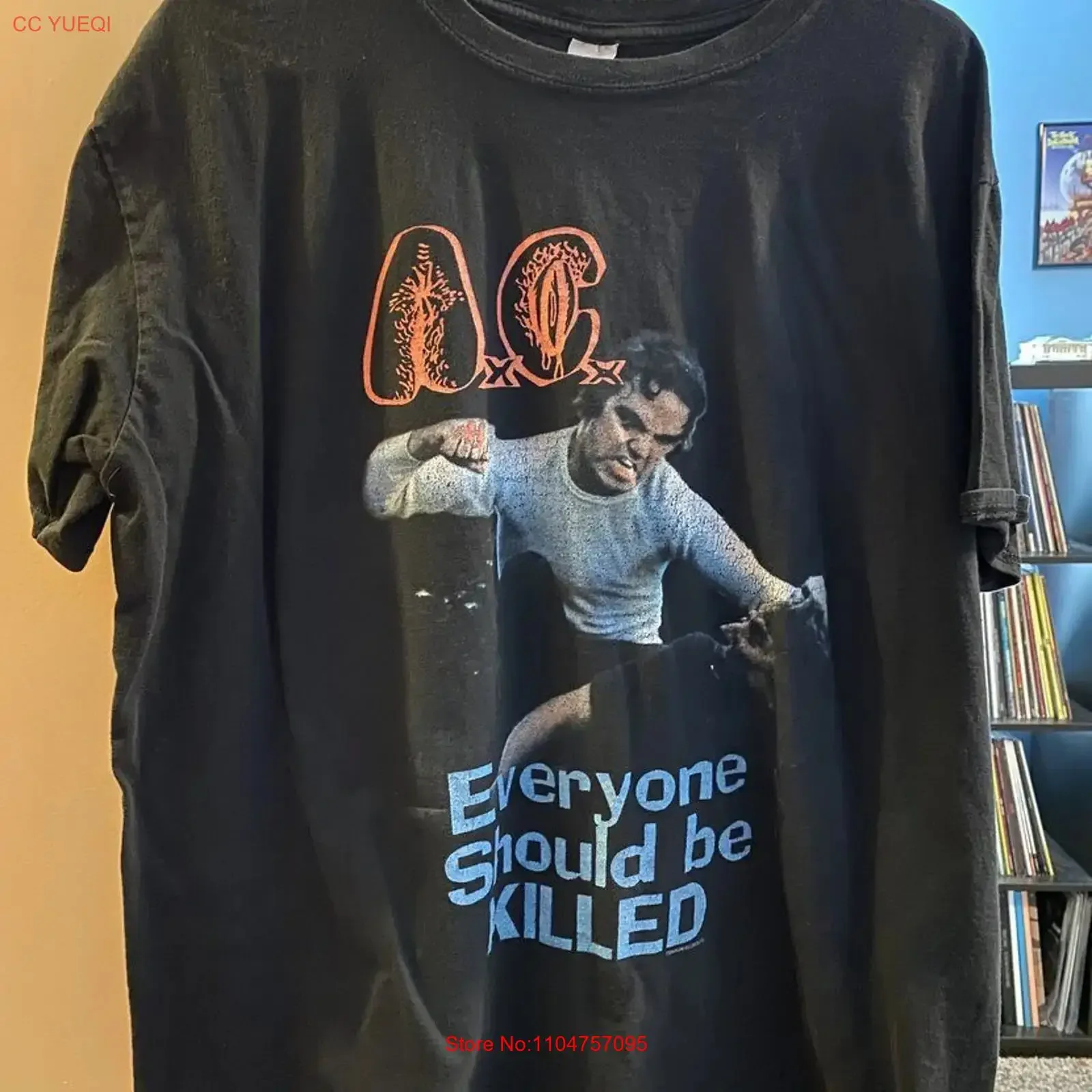 New AnalCunt AxCx Band Everyone Should be Killed Black S to 5XL T Shirt PN563 vintage Washed Slightly Breathable homme graphic
