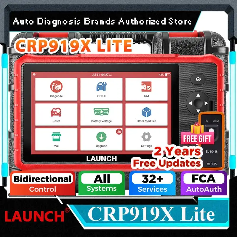 

LAUNCH X431 CRP919X Lite автомобильный диагностический инструмент OBD2 сканер Автомобильный сканер Диагностика Авто сканирование 2024 новое поступление