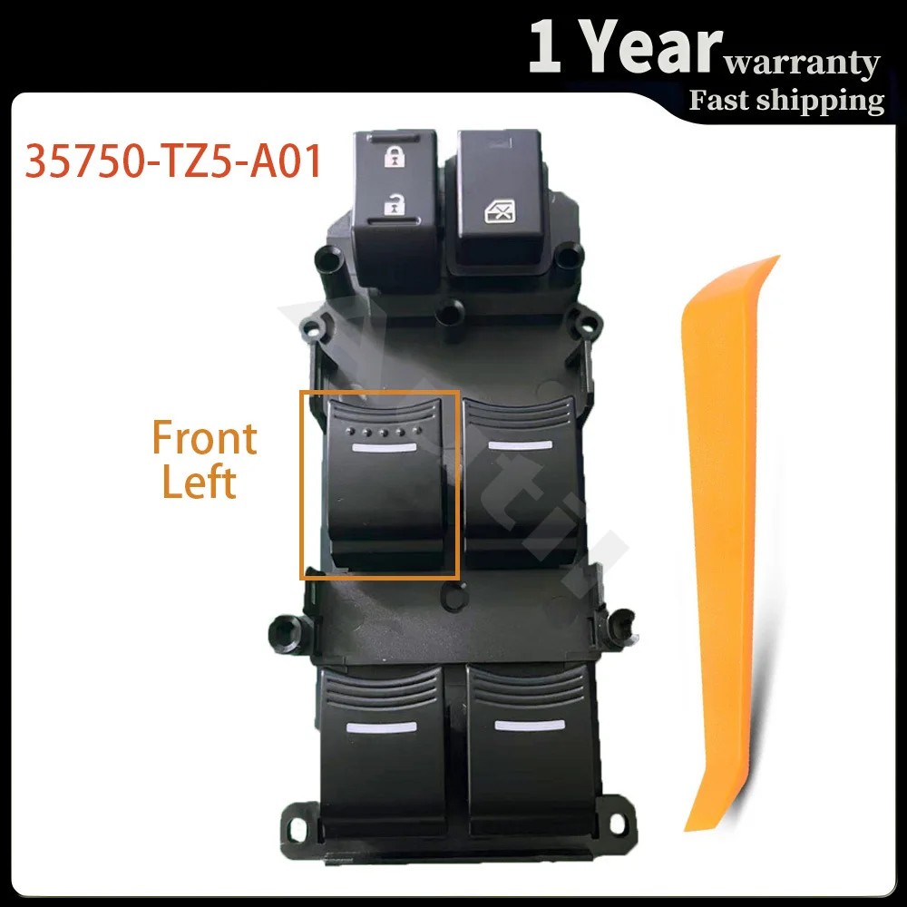 

For Honda Acura MDX 2014 2015 2016-2020 Front Left Electric Power Window Switch Master Control Button 35750-TZ5-A01 Car Parts