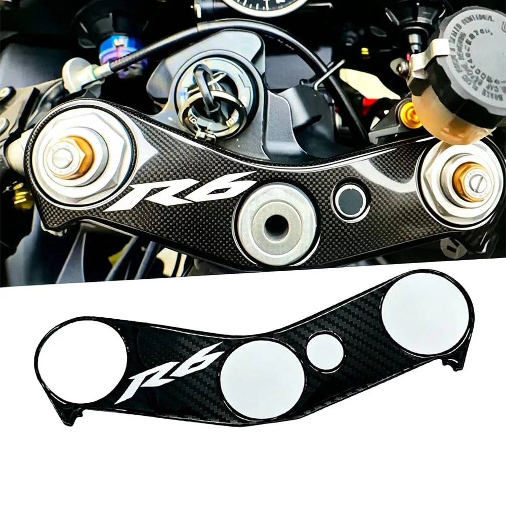 R6 Sticker 3D Carbon Look Motorcycle Tank Pad Protector Stickers Case for Yamaha YZF600 YZF-R6 R6S Tankpad Decals