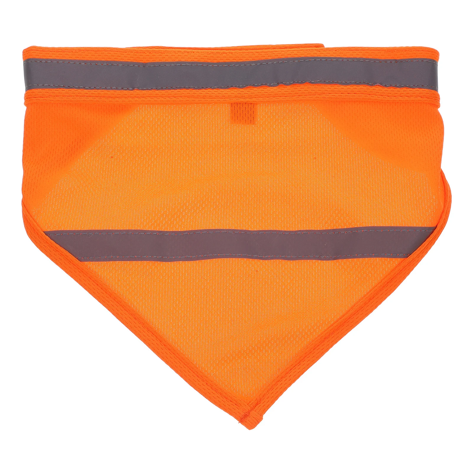 

Pet Scarf Reflective Fabric Fluorescent Color Silver Strip Night Safety Travel Fashion Washable Elastic Fabric Hole Design For