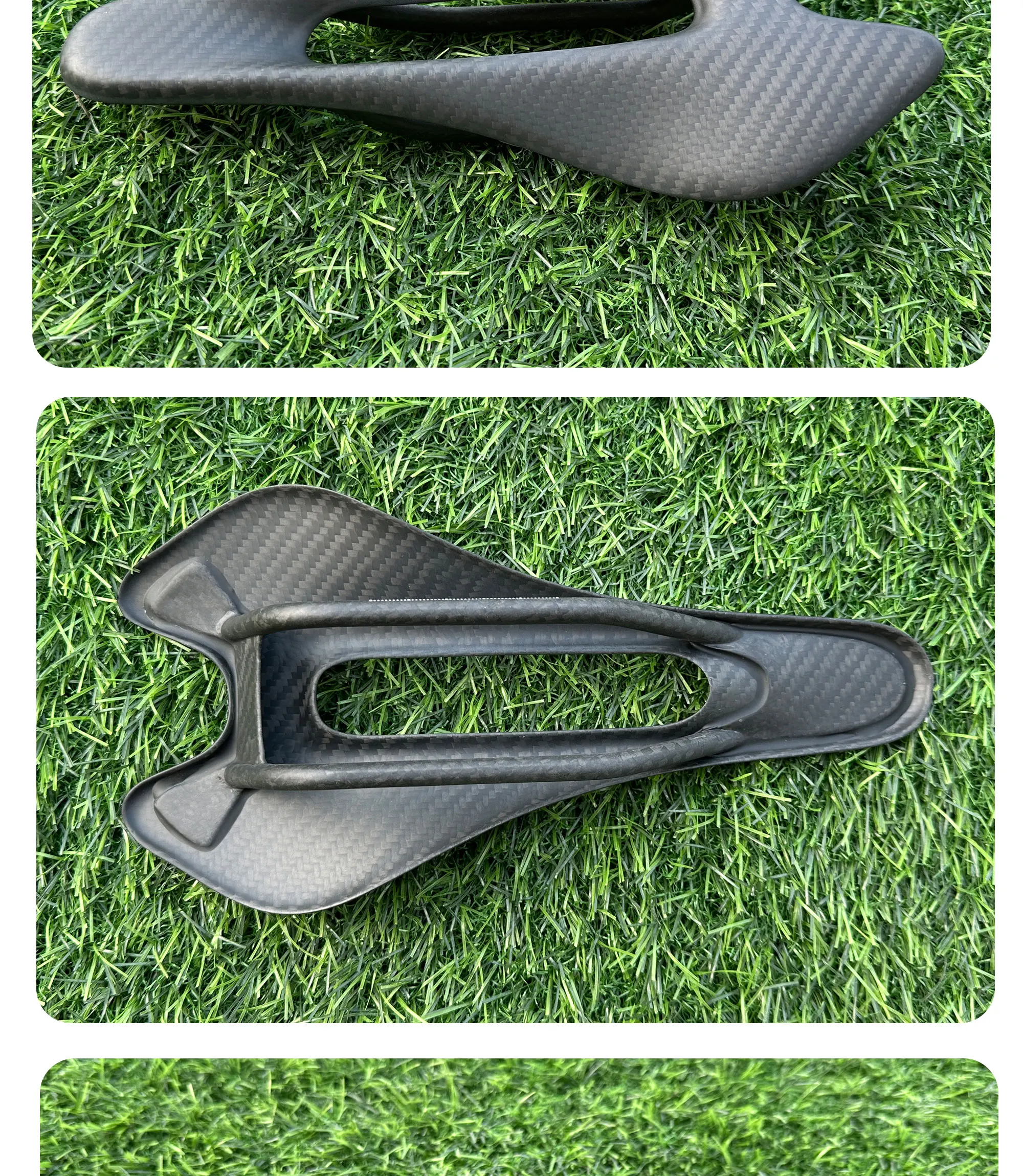 Plselis Ultraleichter Carbonsattel 60g, Integriertes Design, Ergonomisches Design, Atmungsaktiv und Komfortabel.3005 – Detail 15