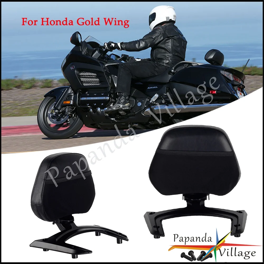 Motorcycle Rear Cushion Back Rest Pad For Honda Goldwing GL1800 GL1800B F6B F6C Automatic DCT Airbag Passenger Seat Backrest