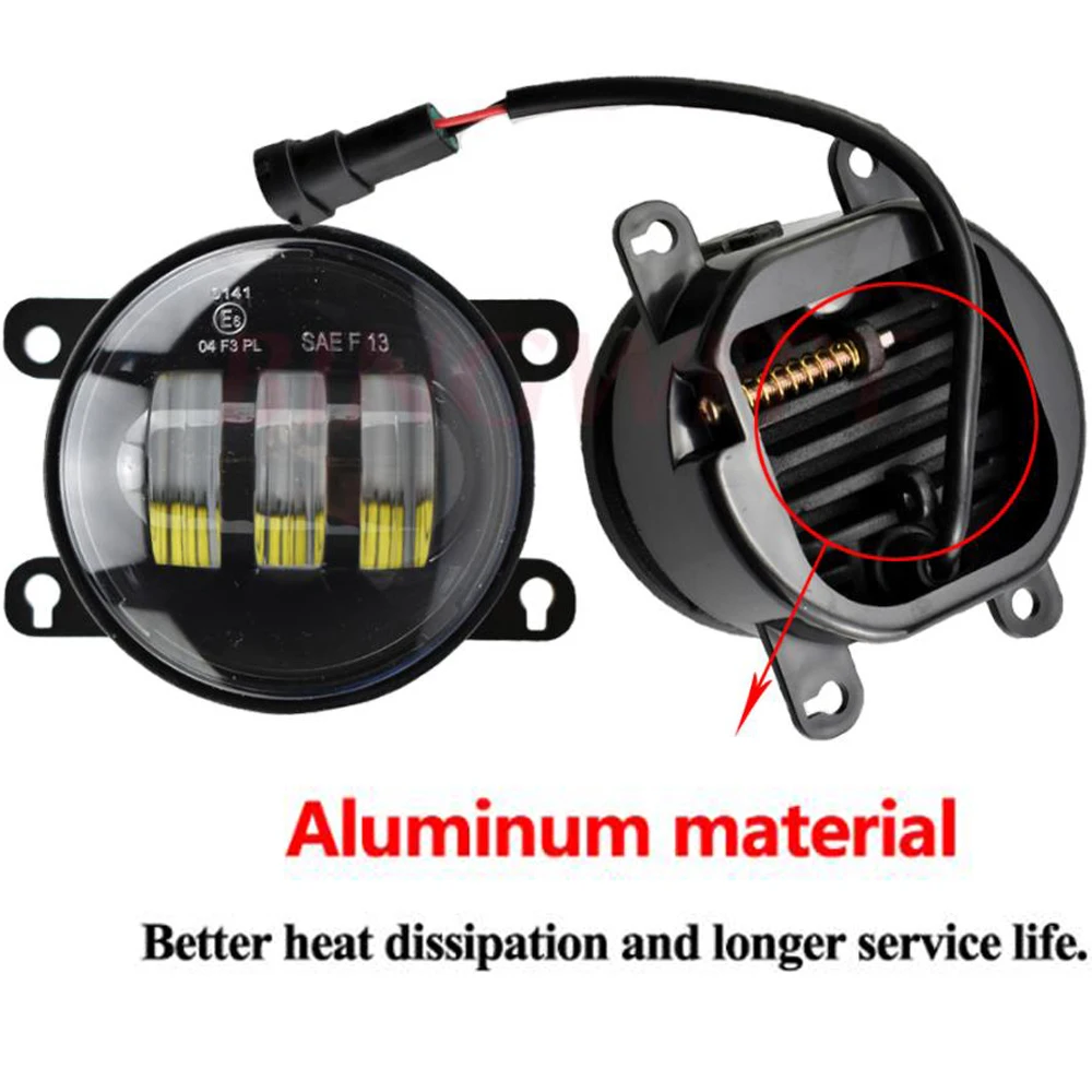 For Ford Focus ST 2012 2013 2014 2015 Super Bright Fog Lamp Assembly LED Fog Lamps Daytime Running Foglights H11 12V Fog Light