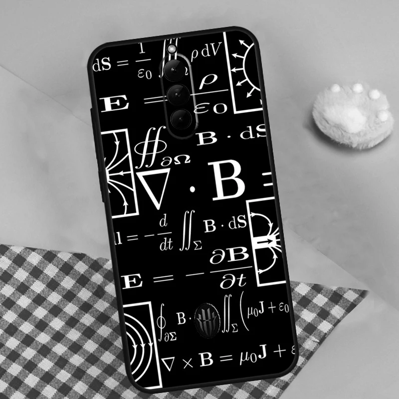 حافظة صيغة الرياضيات لعلوم الفيزياء لهاتف ZTE Nubia Red Magic 10 Air 5G 6R 6 7 6S 7S Pro RedMagic 9S 8s 8 9 10 Pro Plus