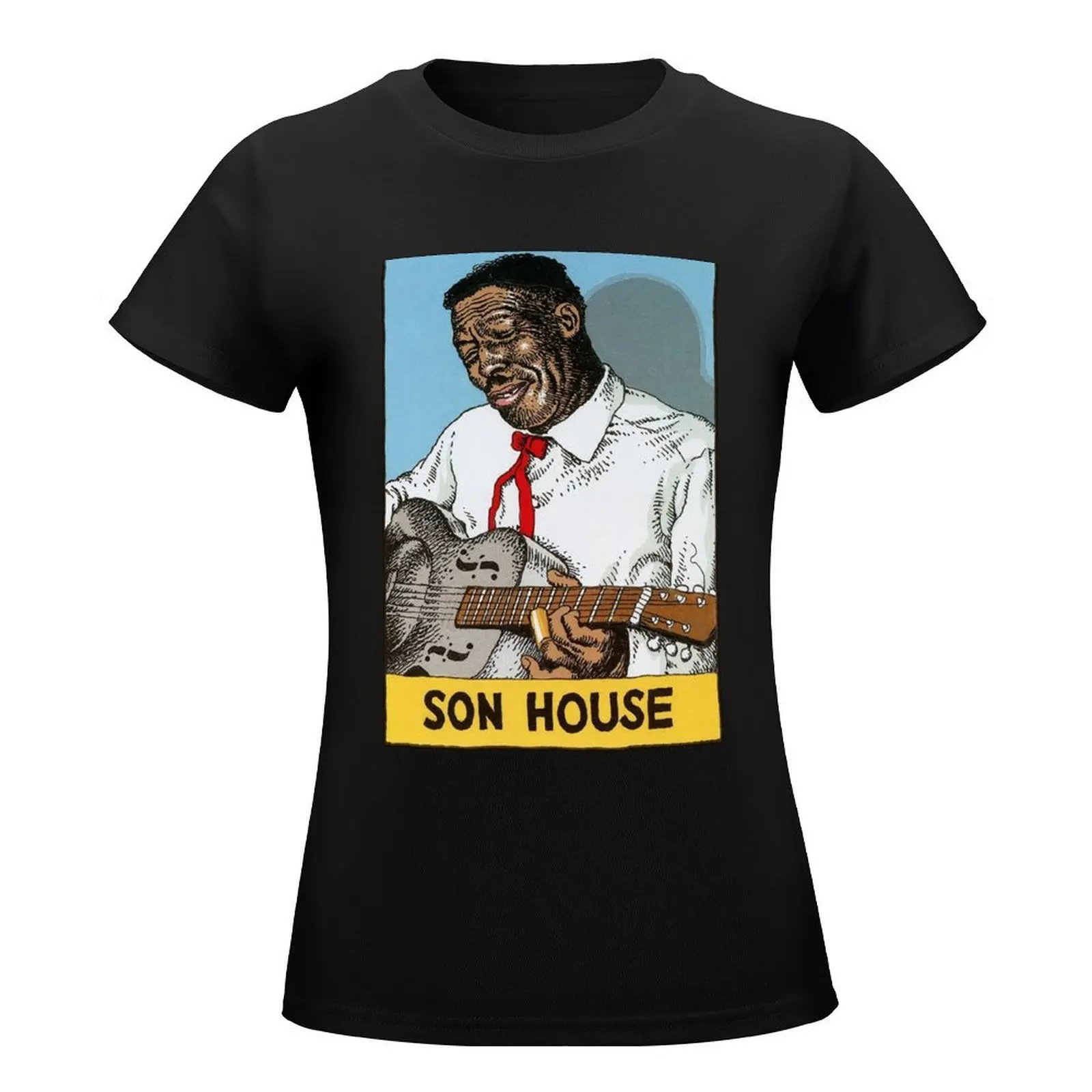 American Blues Son Musician House T-Shirt anime clothes animal print new edition womans clothing