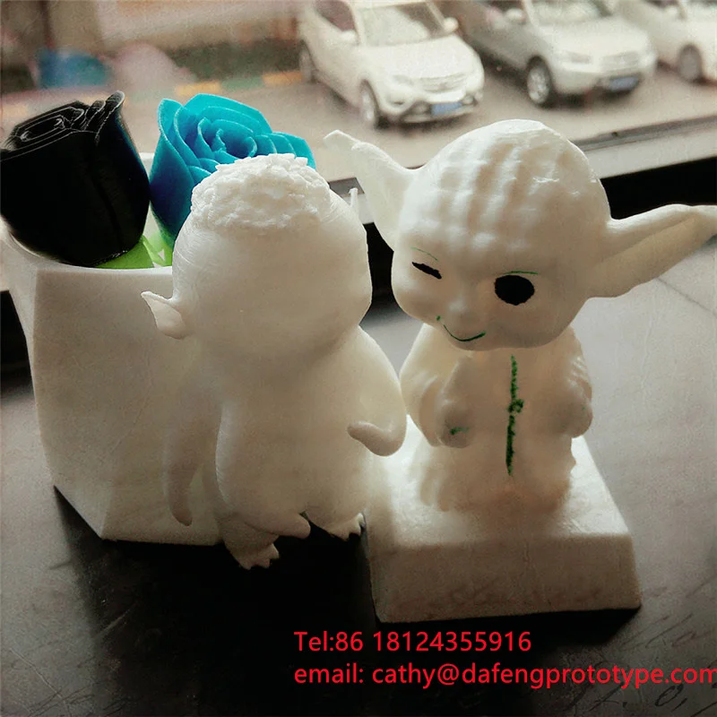 3D printing service white resin  model modeling gift custom cartoon animation design