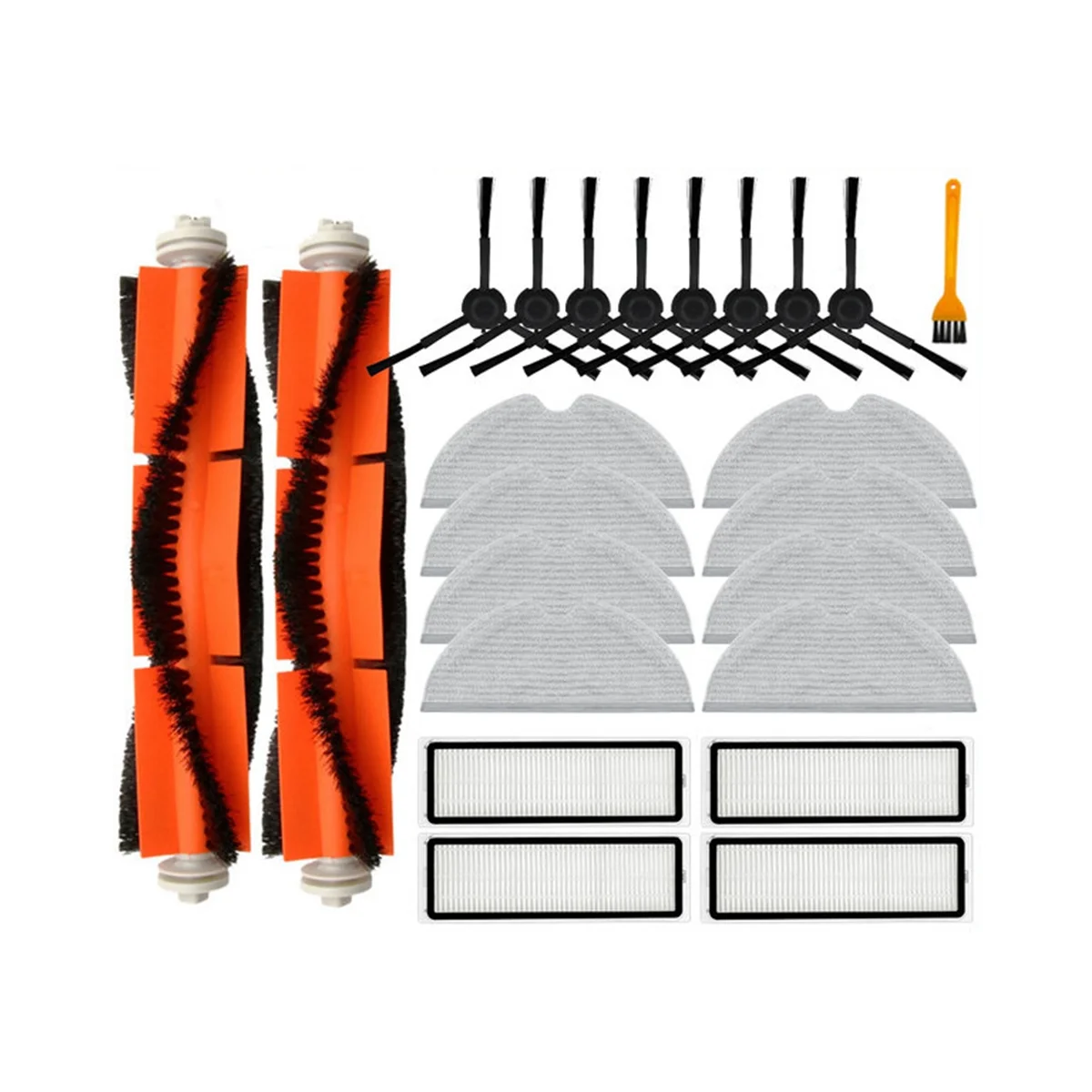Kit de piezas para Robot aspirador BOT L10 Pro D9, filtro de Cepillo Lateral principal, accesorios de filtro de fregona