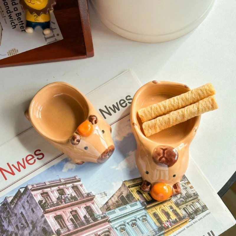 أطباق صلصة غمس سيراميك لطيفة أطباق بهار صغيرة أطباق غمس سيراميك للتوابل أدوات المائدة لتناول الطعام ديكور المطبخ