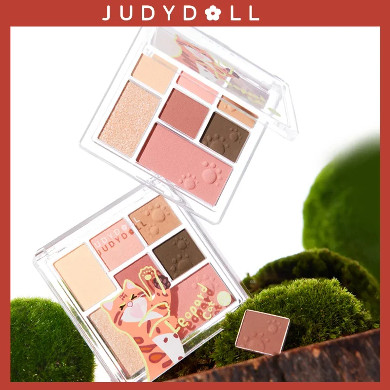 

Judydoll Red Mountain Zoo co-branded fun eye shadow palette Tangram Blush Highlight Contour Palette seven-color eye shadow