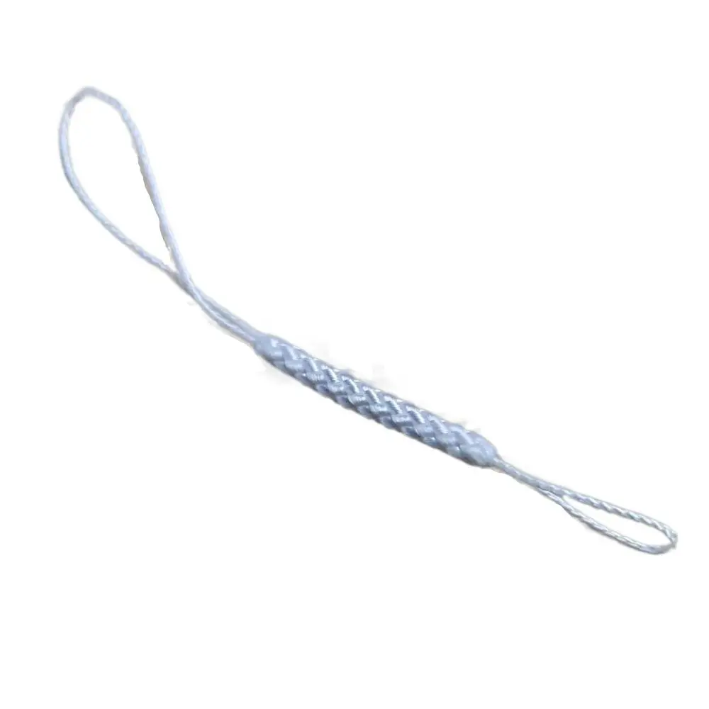 

Hand Knitted Diy Phone Rope Double Ended Key Lanyard Phone Strap Woven Solid Color Phone Lanyards Phone Accessories