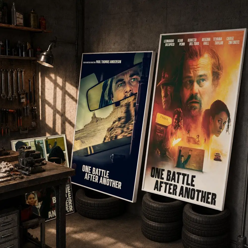 One Battle After Another Movie Poster HD Wall Art Home Decor Waterproof Print Bedroom Garage Party Gift