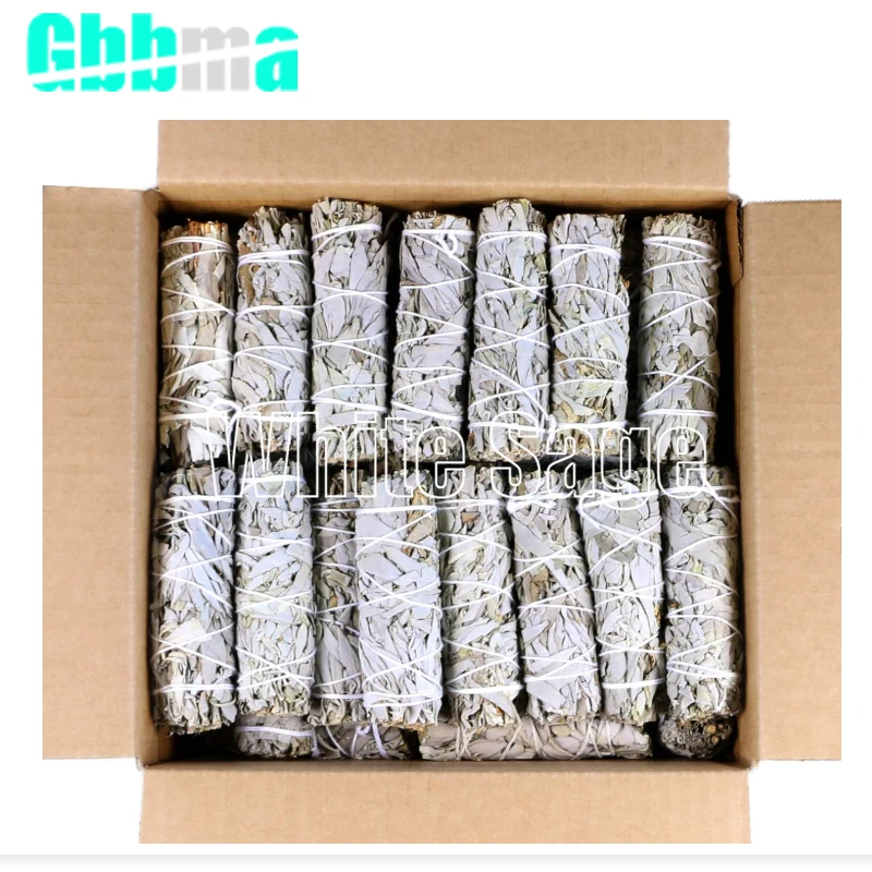 البخور الأبيض حكيم حزمة لطخة العصي تنقية المنزل ورقة نقية تنقية التأمل المحمولة حزم التطهير الطاقة #1