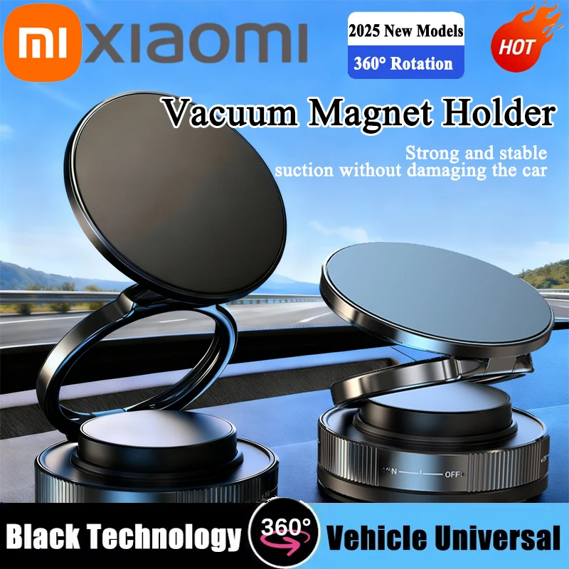 

Складной держатель для телефона Xiaomi, автомобильный магнитный умный трехосный обновленный вакуумный адсорбционный кронштейн, сильная магнитная подставка для телефона на присоске
