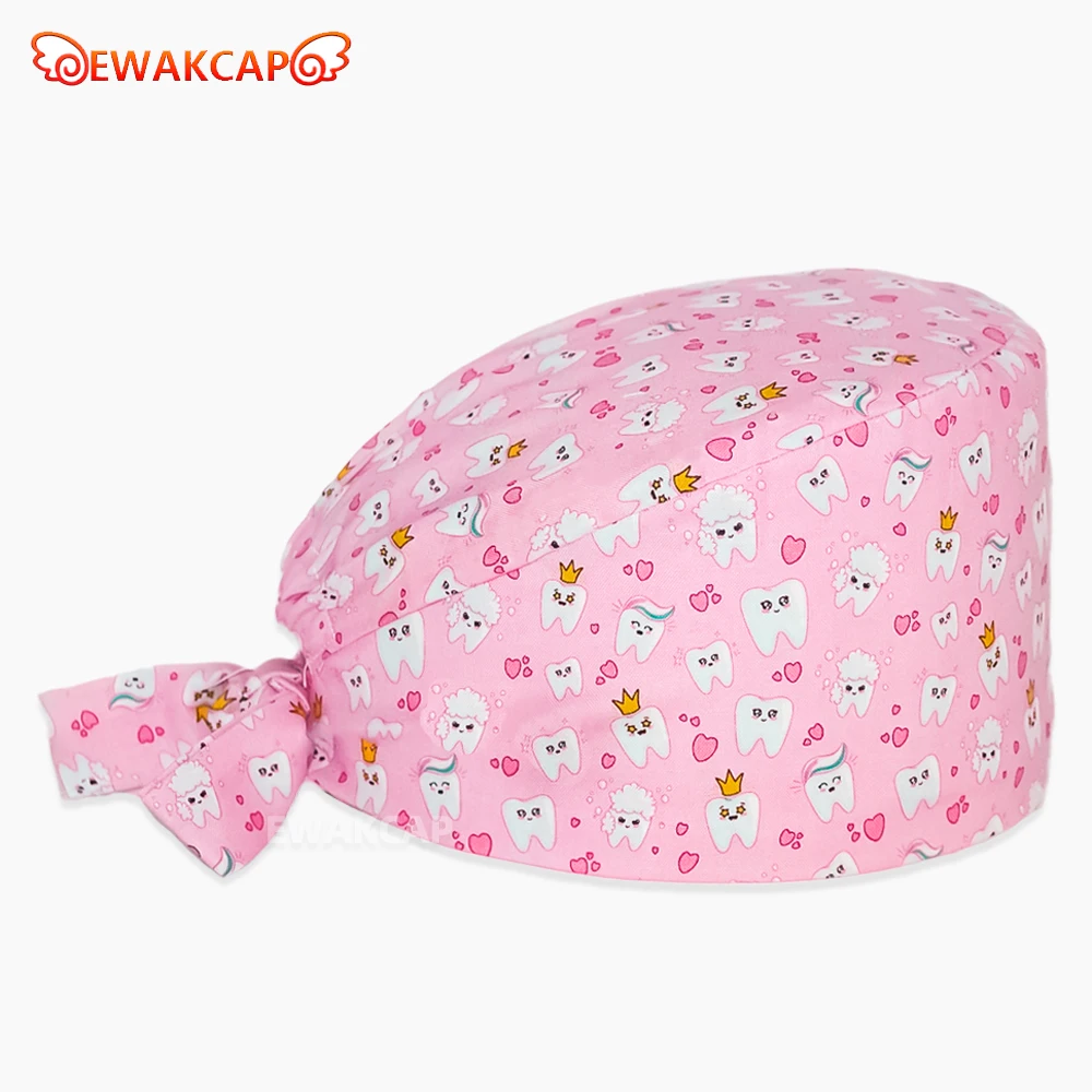 Women's dentist hat dental doctor Scrub Hospital Nursing Hats operating room surgeon cap Nurse accessories surgical cap unisex