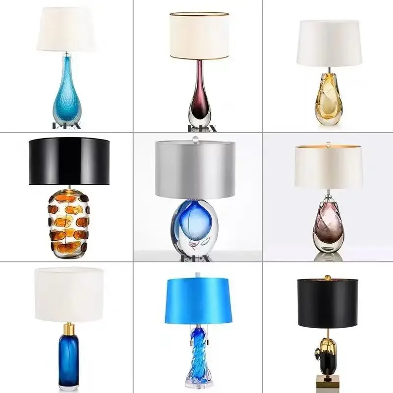 ABEL Nordic Glaze Table Lamp Modern Art Iiving Room Bedroom Study Hotel LED Personality Originality Desk Light