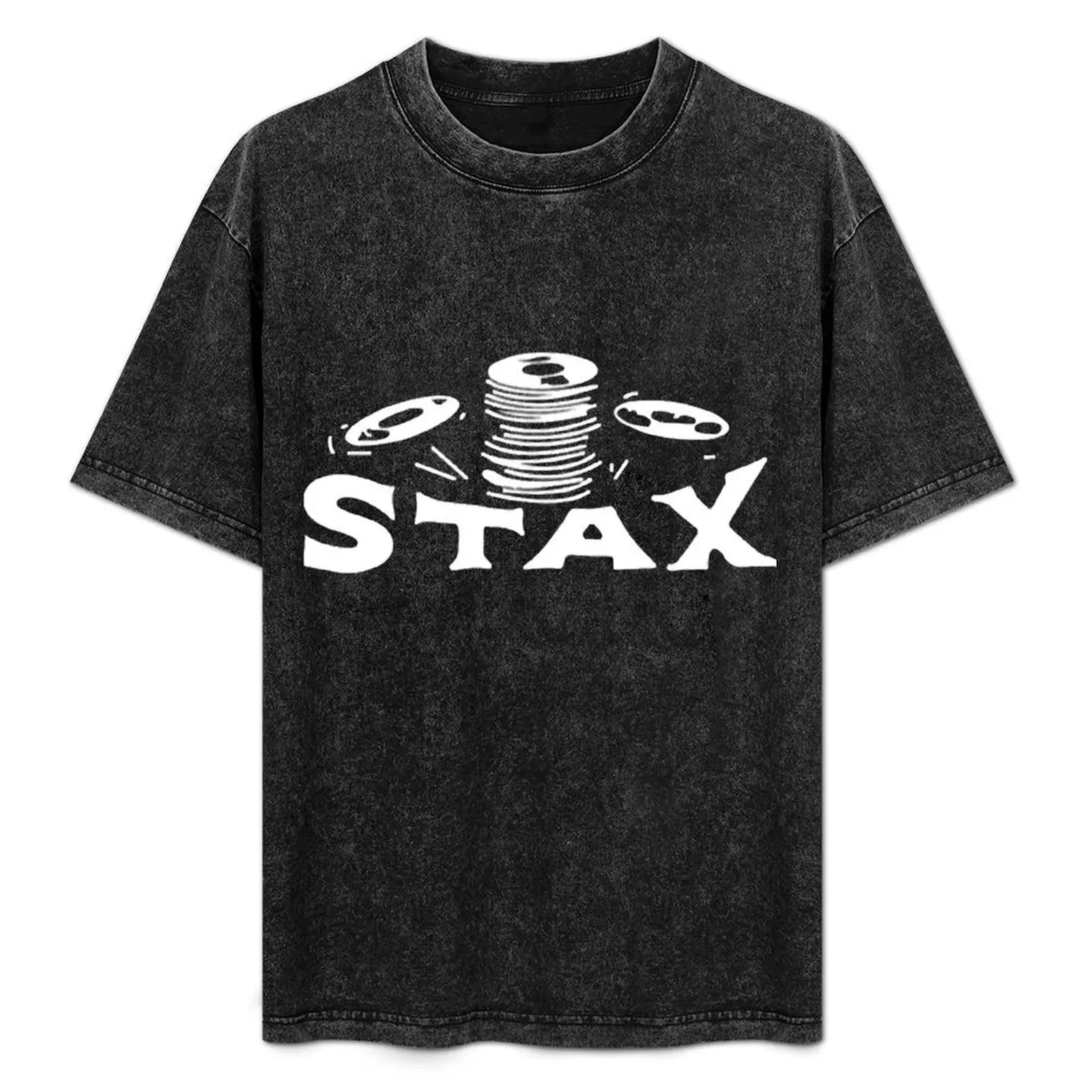 STAX RECORDS T-Shirt Heavy Duty Casual Work Tee