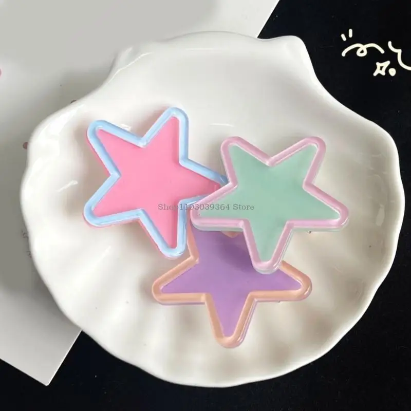 Clear Star/Heart/Flower Ponytail Hair Spin