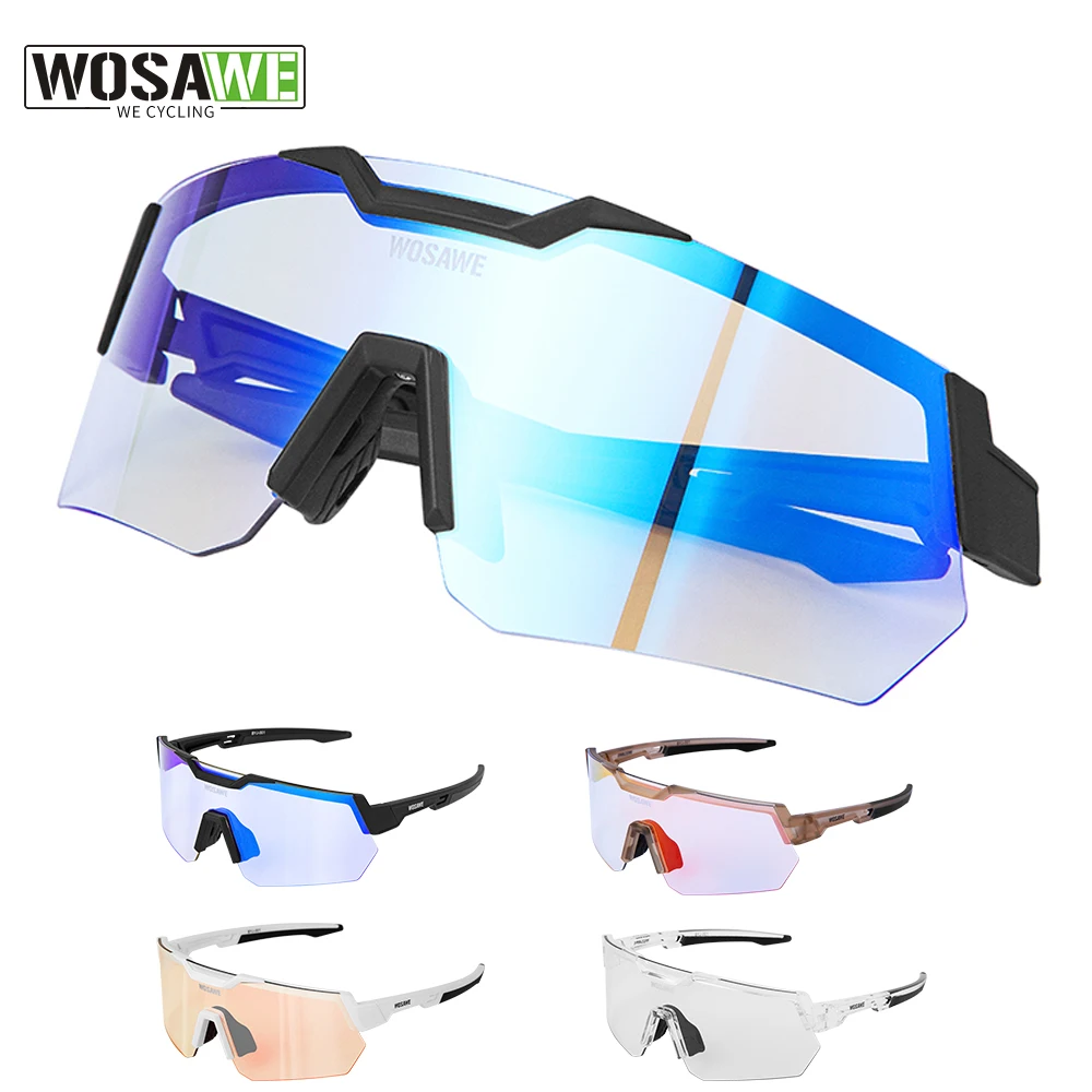 

WOSAWE Sports Men Sunglasses Road Bicycle Glasses Mountain Bike Riding Protection Goggles Mtb Bike Sun Glasses Hiking Eyewear