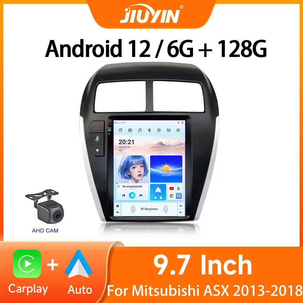 

9.7" Android 12 Car Radio For Mitsubishi ASX 2013-2018 Multimedia Player GPS Navigation HeadUnit Carplay Auto Radio Stereo