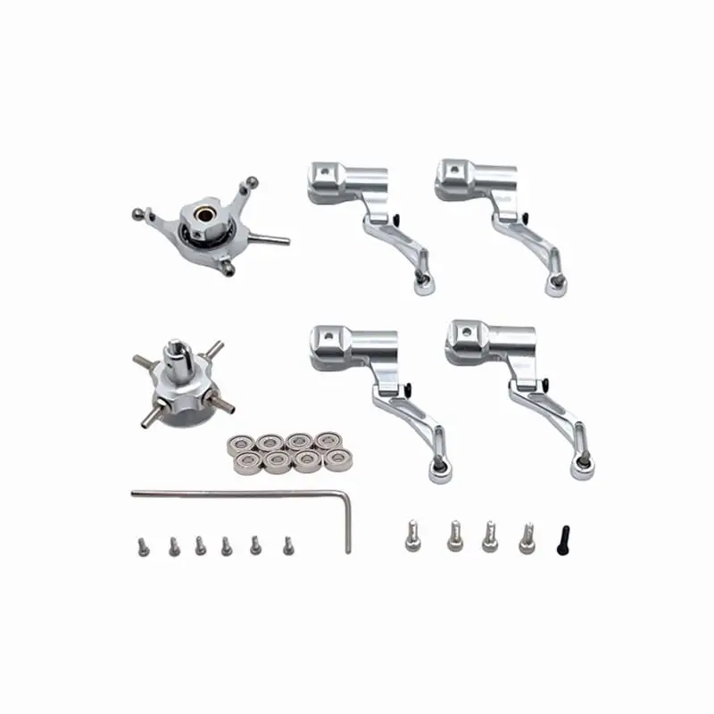 WLtoys K124 K170 RC Afstandsbediening Vliegtuigen Accessoires Metalen Verbeterde Cross Disc Rotor Head Blade Clip