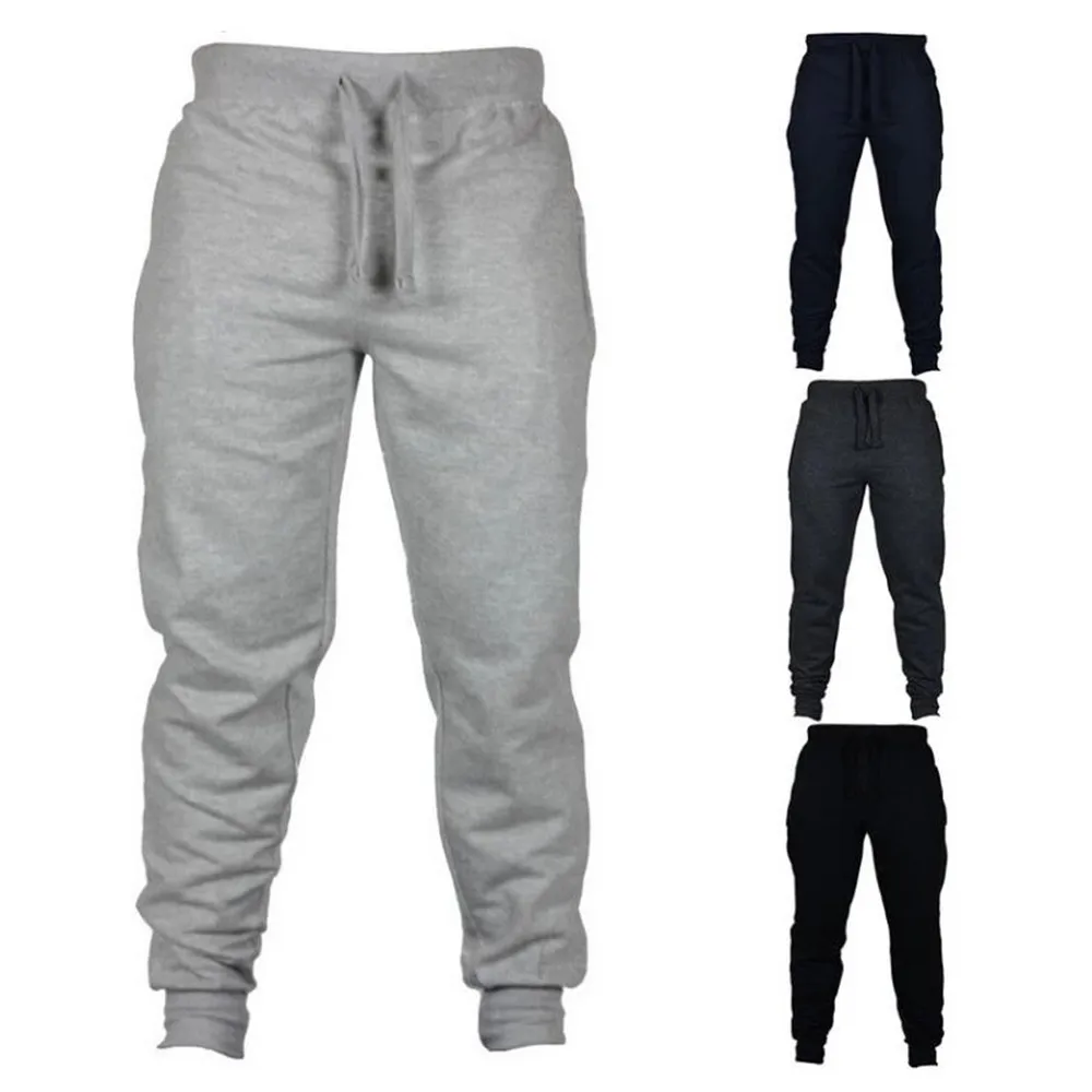 2023 Mens Joggers Casual Pants Fitness Men Sportswear Tracksuit Bottoms Skinny Sweatpants Trousers Black Gyms Jogger Track Pants view 6