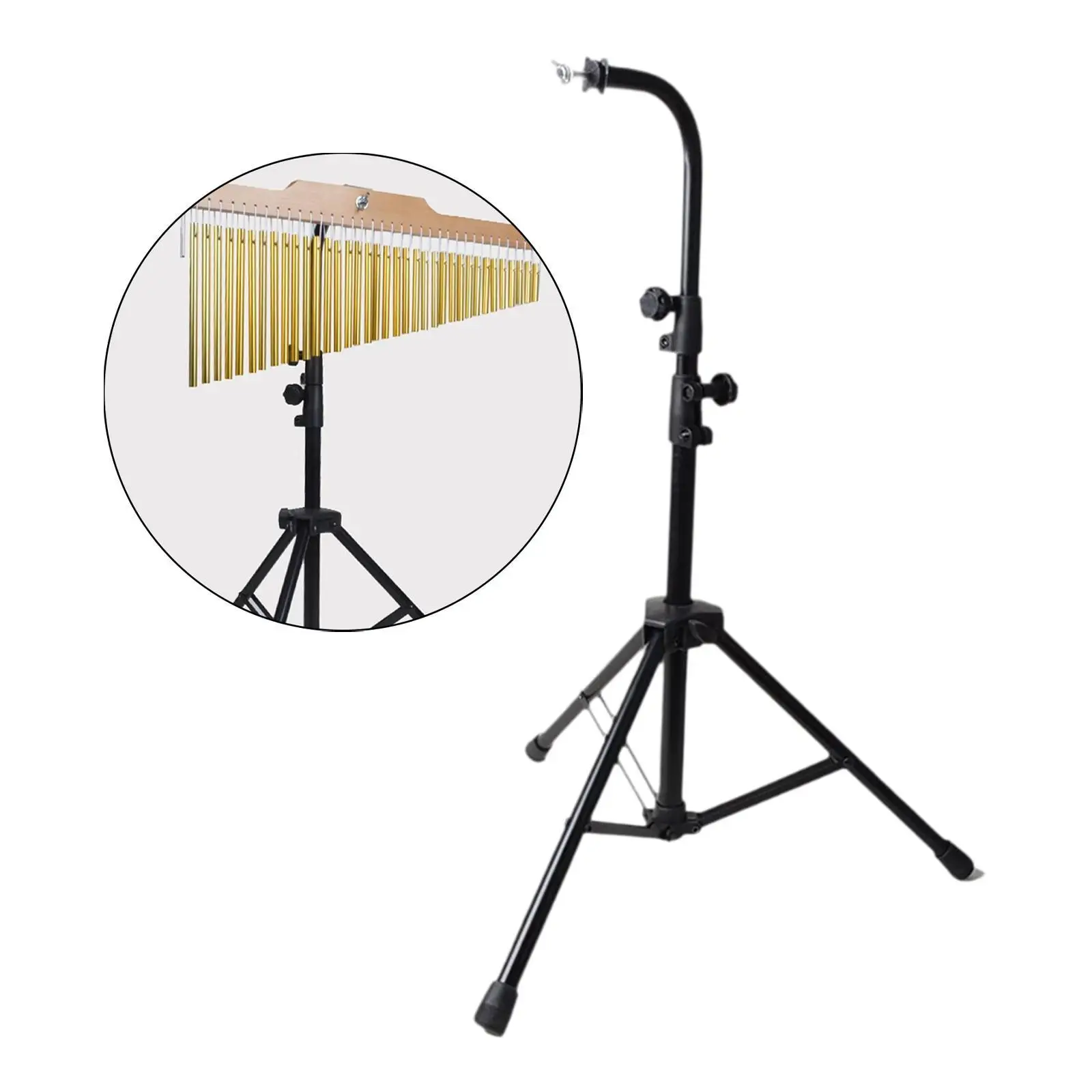 

Bar Chimes Stand Foldable Bar Chimes Bracket Sturdy Musical Percussion for