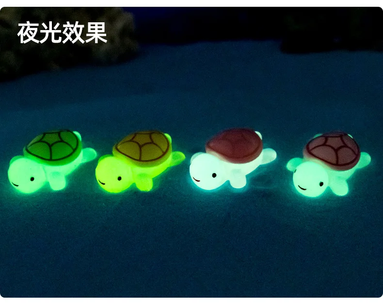 1-9pcs Multicolor Luminous Turtle Duck Shoes Charms Accessories Mushroom Lovely Resin Sandals Buckle Fit Kids Birthday Gift