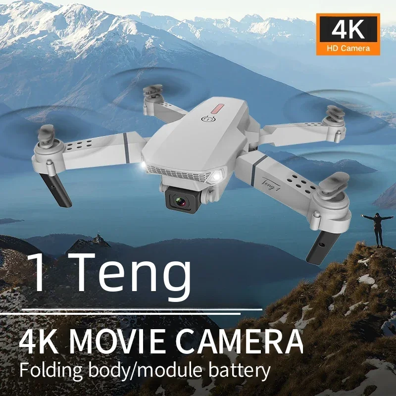 2024 New E88 Pro WIFI FPV Drone Wide Angle HD 4K 1080P Camera Height Hold RC Foldable Quadcopter Dron Helicopter Toys Gift