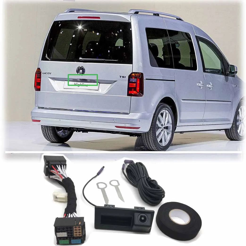 VKAUTO Car Camera For Vw Caddy 2K 2016~2020 Parking backup Camera Work With MIB2 Unit image 3