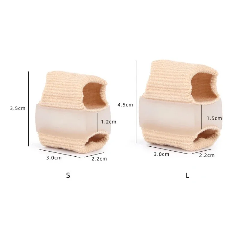 Separador de dedos de los pies, Corrector de juanete Hallux Valgus, ortopédico, ajustador de pulgar, corrección, pedicura, alisador de pies, 1 Uds.