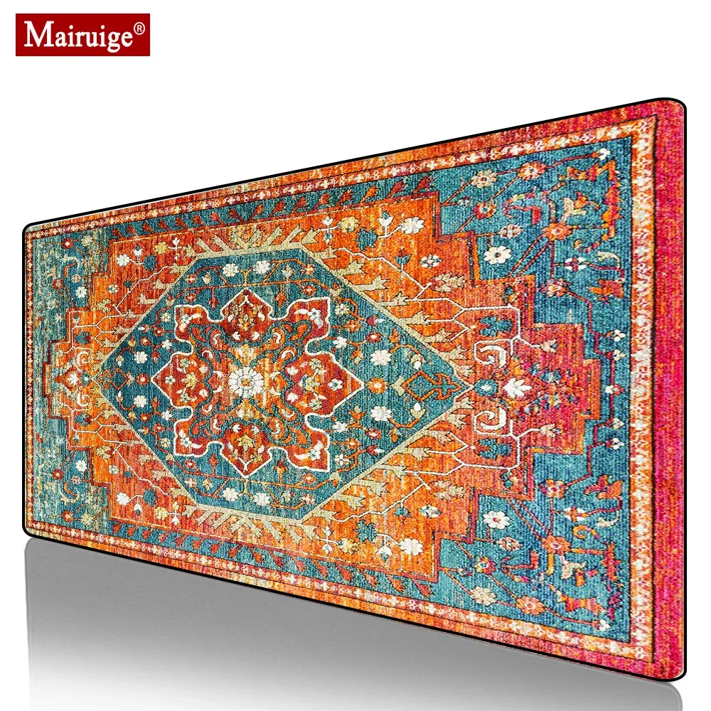 

Persian Rug Carpet Computer Mouse Pads Mouse Mat Large Gaming Accessories MousePad 900x400 Gamer Desk Mats XXL Pad for PC Gamer