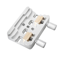 Angeleyes Silver Finderscope Dovetail Slot Dual Losmandy/Vixen Plate with 2 Locking Screws