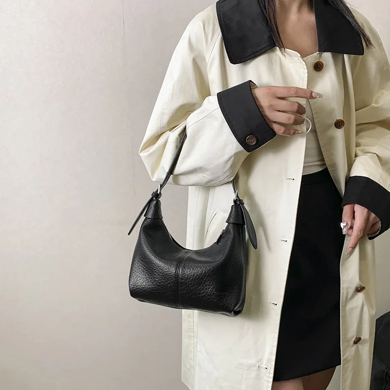 Ladies Handbags 2023 New Fashion High Capacity Armpit Simplicity Soft Shoulder Crossbody Tote Bags For Women