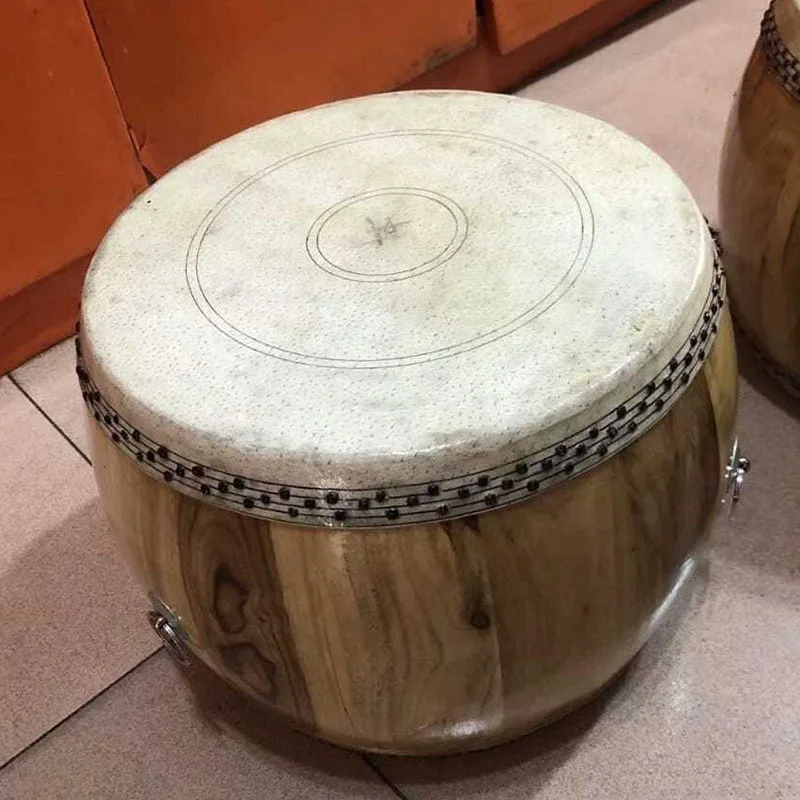 7/8/9/10 Inch Drum Handmade Professional Cowhide Drum Adult Folk Music Playing Drums Chinese Tradition Percussion Instruments