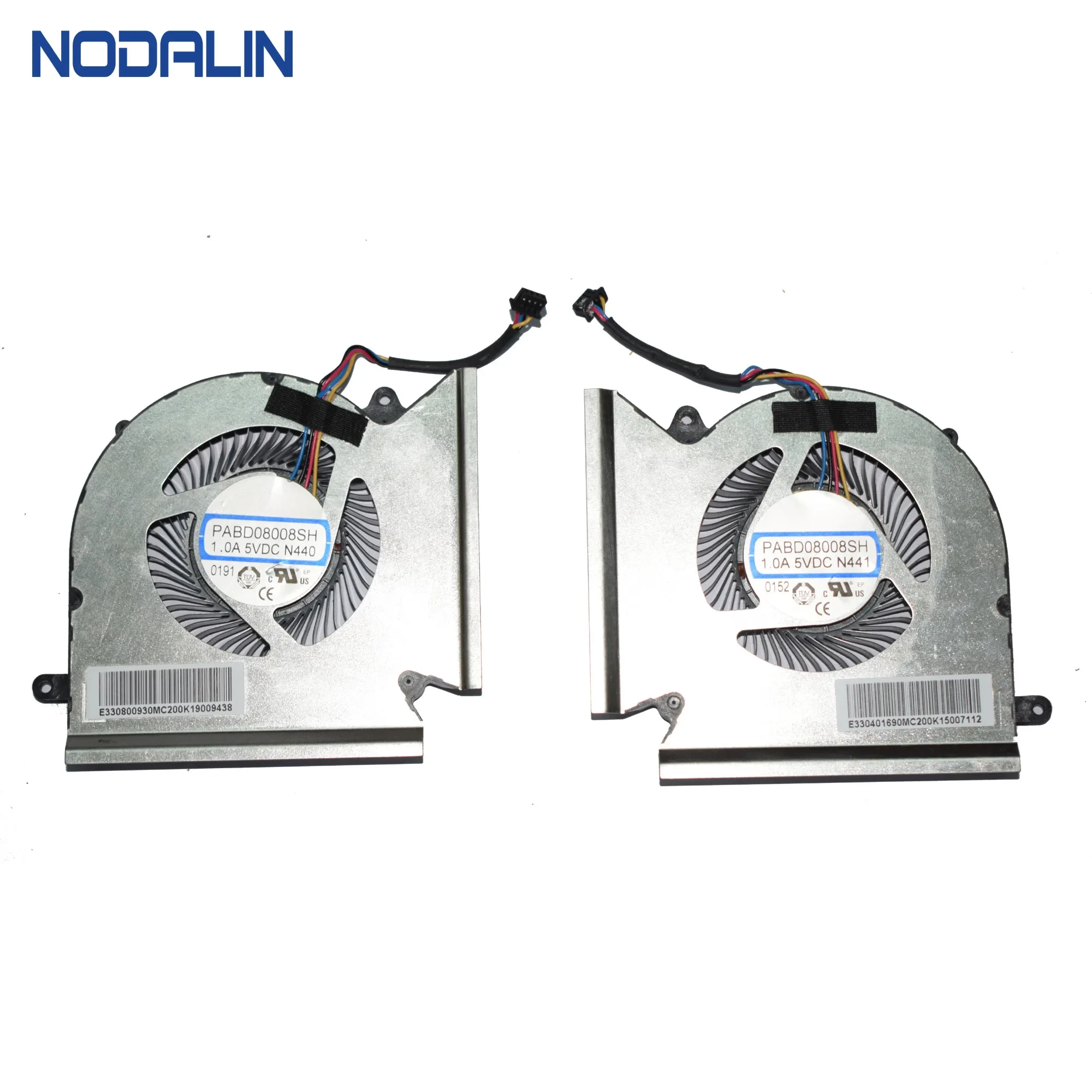 PABD08008SH N440 N441 New For MSI GE66 GP66 GL66 CPU GPU COOLING FAN DC5V 1.0A E330800930 E330401690